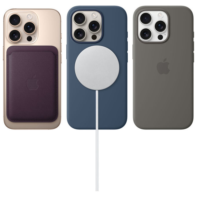 Apple MYWX3QN-A iPhone 16 Pro Max 256GB 5G 6.9'' OLED 120Hz A18 Pro Tripla fotocamera 48MP colore Tortora