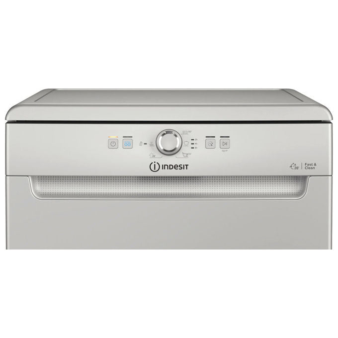 Indesit D2F HK26 S Lavastoviglie Libera Installazione 14 coperti Classe E 46 dB 6 programmi (85x60x59 cm) colore Argento