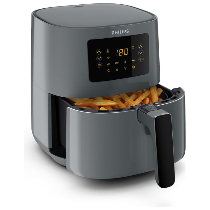 Philips HD9255-60 Serie 5000 Friggitrice ad aria 4,1 L 1400 W 13 programmi Display Touch Wi-Fi colore Grigio