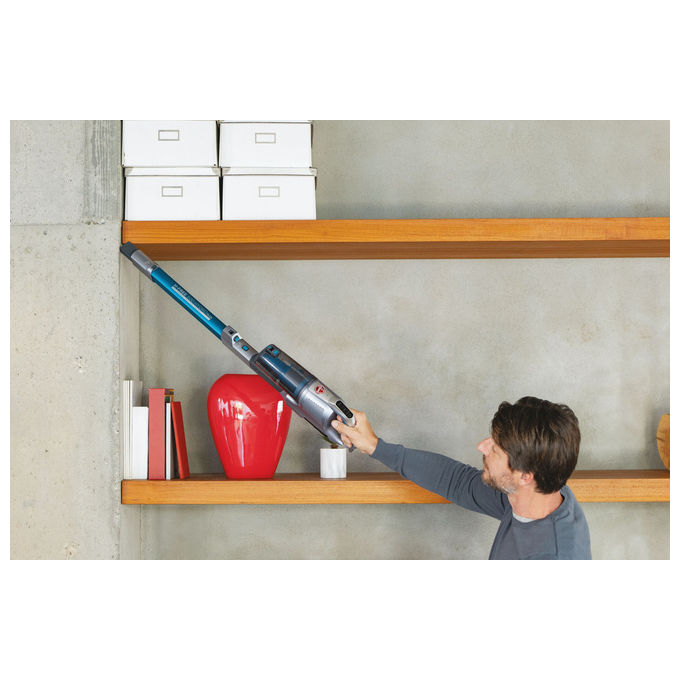 Hoover scopa elettrica senza fili h free 500 hydro plus 2in1 aspira lava 45min grigio