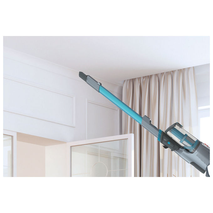Hoover scopa elettrica senza fili h free 500 hydro plus 2in1 aspira lava 45min grigio