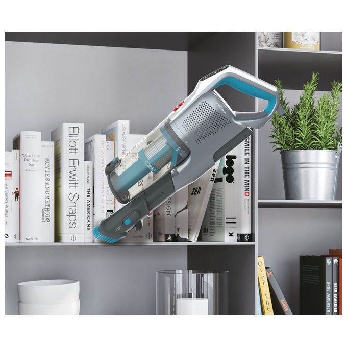 Hoover scopa elettrica senza fili h free 500 hydro plus 2in1 aspira lava 45min grigio