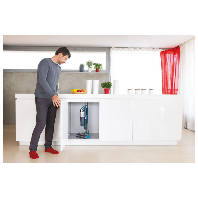 Hoover scopa elettrica senza fili h free 500 hydro plus 2in1 aspira lava 45min grigio