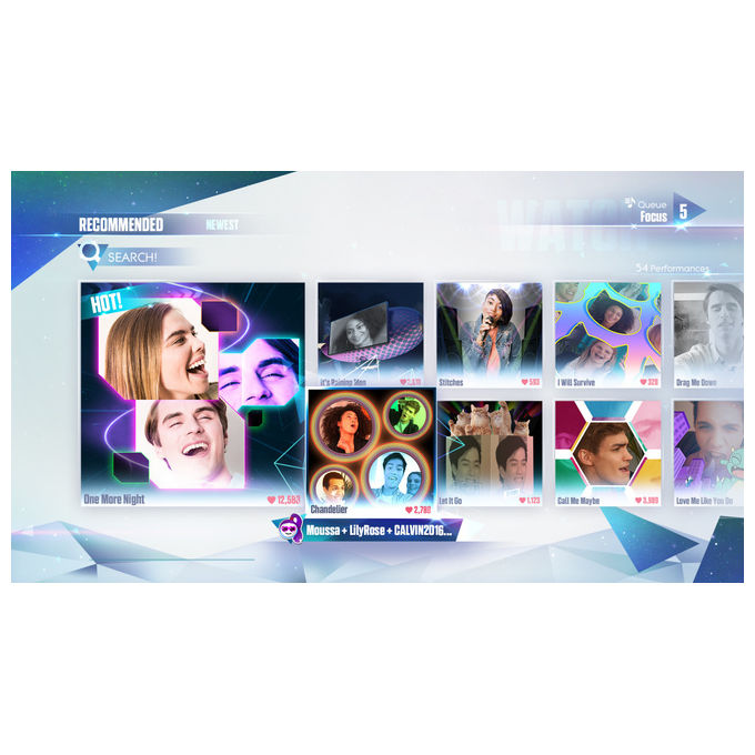 Ubisoft just sing 2017 videogioco musicale per xbox one creazione video 4 giocatori