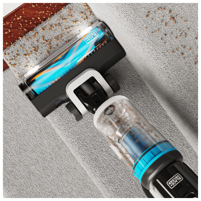 Black and Decker BHFEB520D1 PowerSeries Extreme Aspirapolvere a bastone 2 in 1 senza filo 20V 56 min autonomia ciclonico senza sacchetto colore Nero