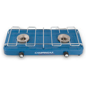 Campingaz fornello a gas portatile base camp 2 fuochi 3200w da campeggio 2000036709