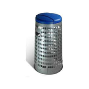 Cestino rifiuti tata eco blu 38x80 cm con coperchio per raccolta differenziata ics spa