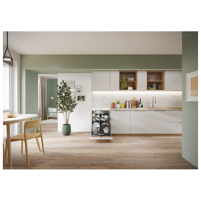 Candy CF 4E7L0W Rapido Lavastoviglie Libera Installazione 14 coperti Classe E 47 dB Wi-Fi Bluetooth (85x60x60 cm) colore Bianco