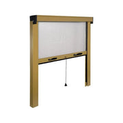 Zanzariera per finestra avvolgibile verticale 100x170 cm bronzo irs zv06110017062