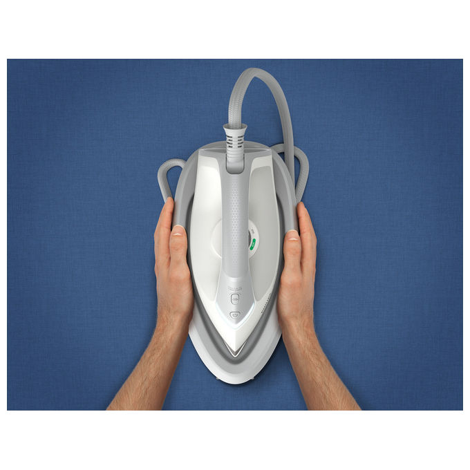 Philips PSG2000-80 Serie 2000 Ferro da stiro con caldaia 2400W 1.4L 6 bar Piastra in Ceramica colore Grigio Bianco