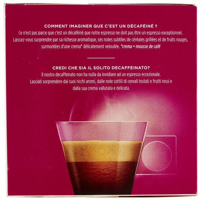 Nescafe Dolce Gusto capsule espresso decaffeinato 100% arabica intensita 5 16 pezzi