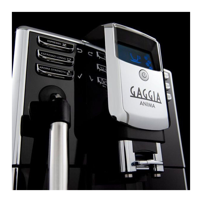 Gaggia RI8760-01 Anima Macchina da caffe' Automatica 1,8 L 15 bar 1850 W macine ceramica 5 gradi pre-infusione colore Nero