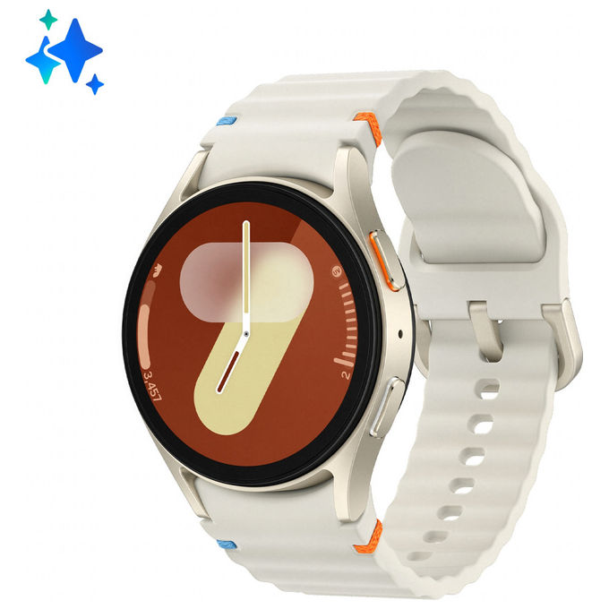 Samsung Galaxy Watch7 smartwatch 40mm alluminio cream GPS NFC salute fitness