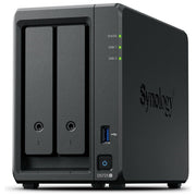 Synology DS725+ DiskStation NAS 2 vani AMD Ryzen R1600 4 GB DDR4 ECC 2.5GbE 2 slot NVMe RAID colore Nero