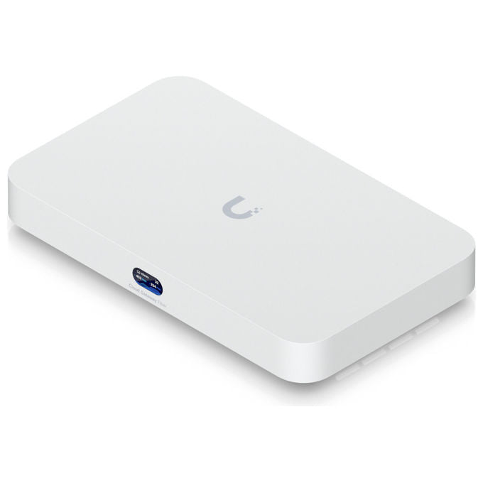 Ubiquiti UCG-FIBER UniFi Cloud Gateway Fiber Router 10G SFP+ 3 GB RAM 4 porte 2.5 Gbps PoE+ colore Bianco