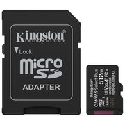 Kingston Technology MicroSDXC 512GB Canvas Select Plus Gen3 con adattatore SD