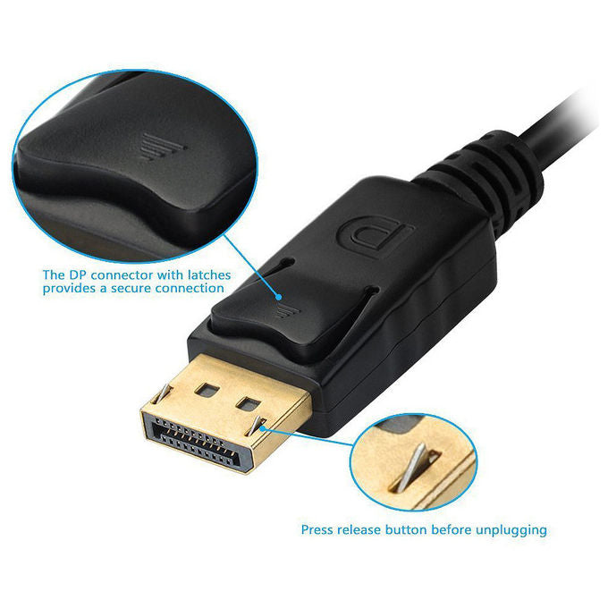 Equip Adattatore DisplayPort a VGA HDMI DVI