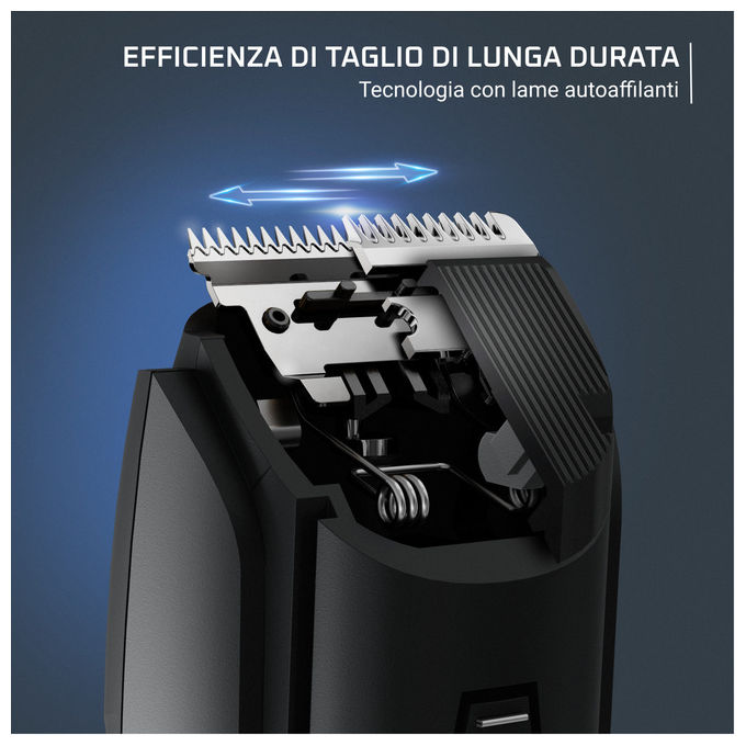 Rowenta Stylis TN2804 Tagliacapelli Professionale Nero Argento