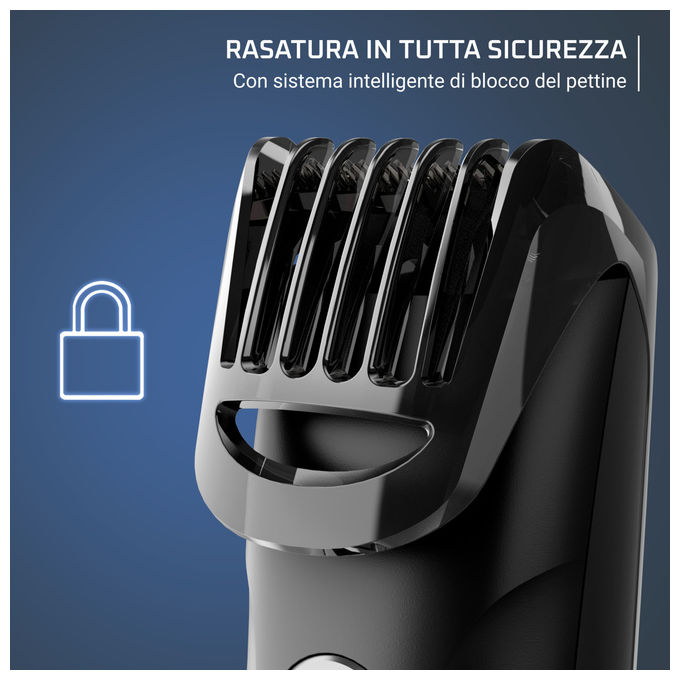 Rowenta Stylis TN2804 Tagliacapelli Professionale Nero Argento