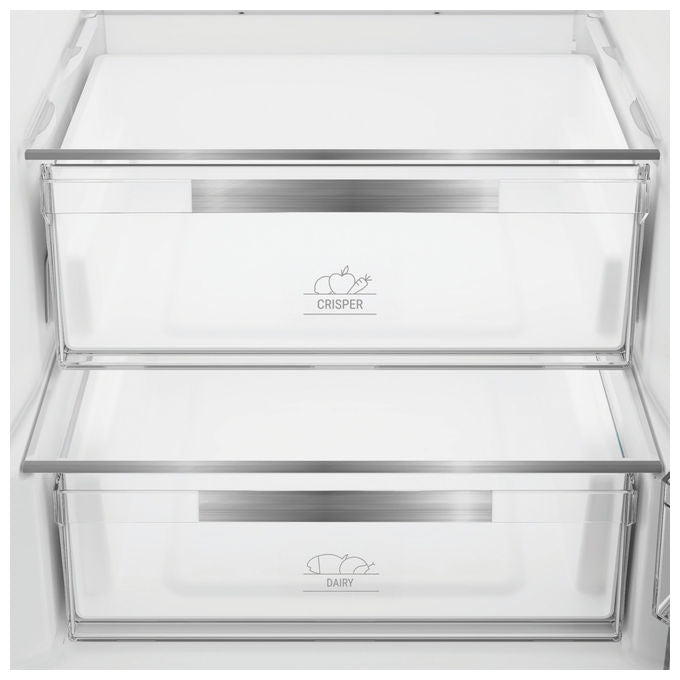 Hotpoint HP1K 25402 XP7E Frigorifero Combinato 355 L 203.5 cm Classe B 31 dB No Frost colore Acciaio Inox