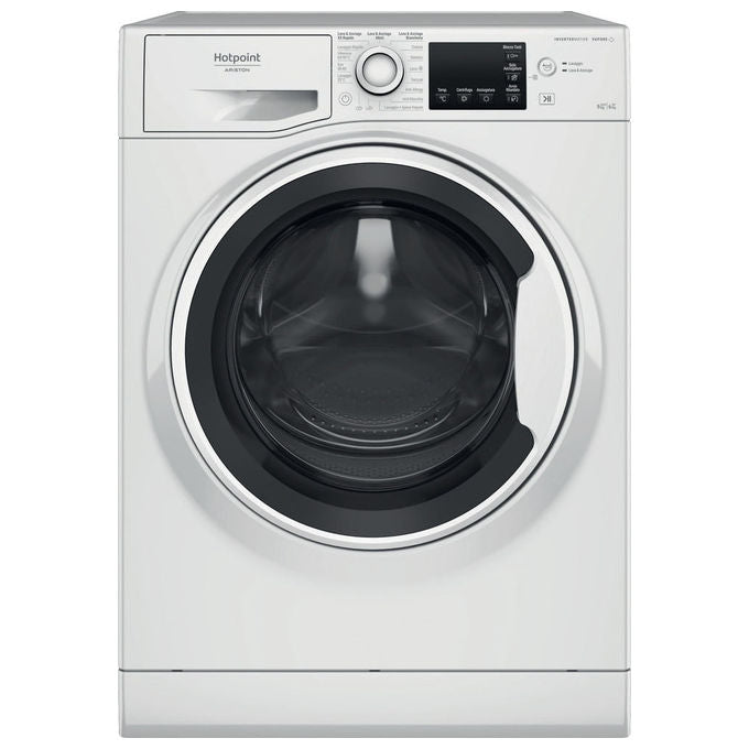 Hotpoint NDBR 984469 WA IT Lavasciuga Libera Installazione 9-6 Kg 1400 rpm Classe C Inverter (85x60x54 cm) colore Bianco