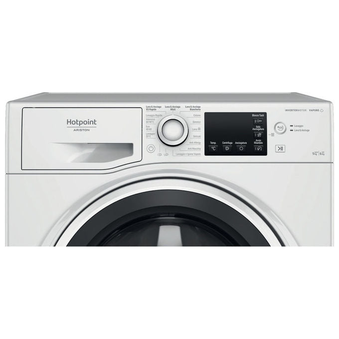 Hotpoint NDBR 984469 WA IT Lavasciuga Libera Installazione 9-6 Kg 1400 rpm Classe C Inverter (85x60x54 cm) colore Bianco