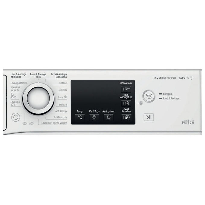 Hotpoint NDBR 984469 WA IT Lavasciuga Libera Installazione 9-6 Kg 1400 rpm Classe C Inverter (85x60x54 cm) colore Bianco