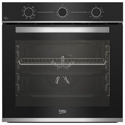 Beko BBIMA13100X b100 Forno da incasso Elettrico 72 L Classe A AirFry 8 Funzioni Wi-Fi HomeWhiz (59,5x59,5x56,7 cm) colore Nero