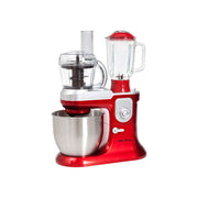 Innoliving INN-721 Robot da Cucina 1200W Ciotola 6.5L Frullatore 1.5L Tritatutto 0.8L colore Rosso