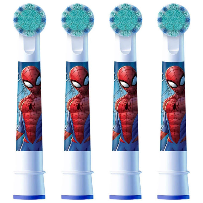 Oral-B Pro Kids Testine di Ricambio Spiderman 4 Pezzi Multicolore