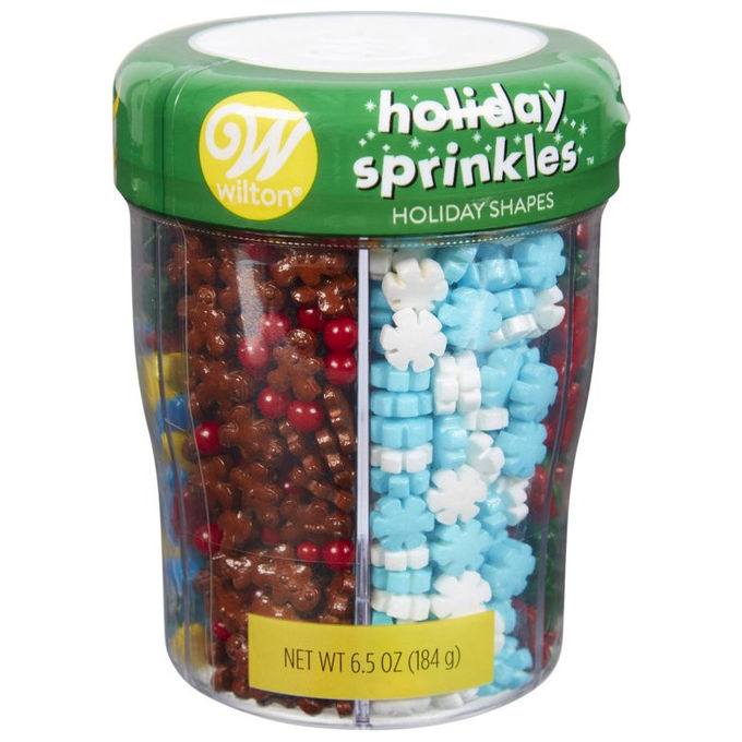 Wilton Sprinkles Mix Natale Blu 6 Celle