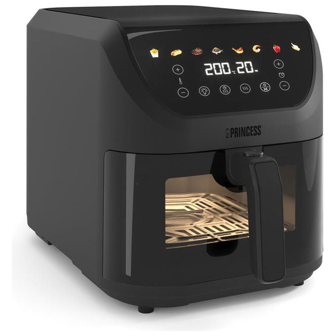 Princess Friggitrice ad Aria Calda 8L 2000W Nero