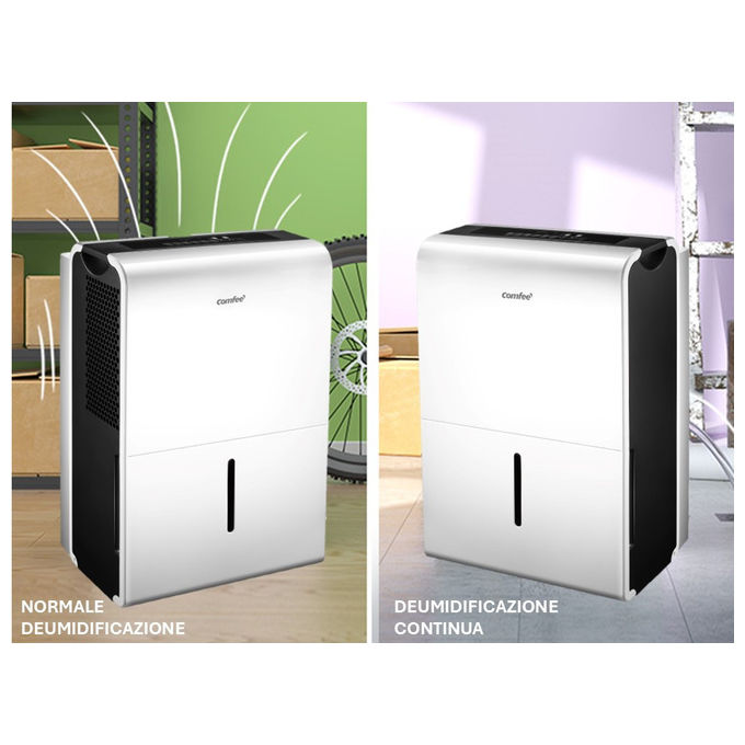 Comfee MDDPE-50DEN7 Deumidificatore 50 l-24h per ambienti fino a 116 m² tanica 6 L 48 dB 850 W colore Bianco
