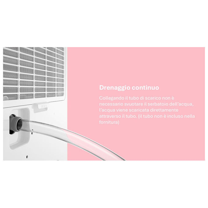 Comfee MDDPE-50DEN7 Deumidificatore 50 l-24h per ambienti fino a 116 m² tanica 6 L 48 dB 850 W colore Bianco