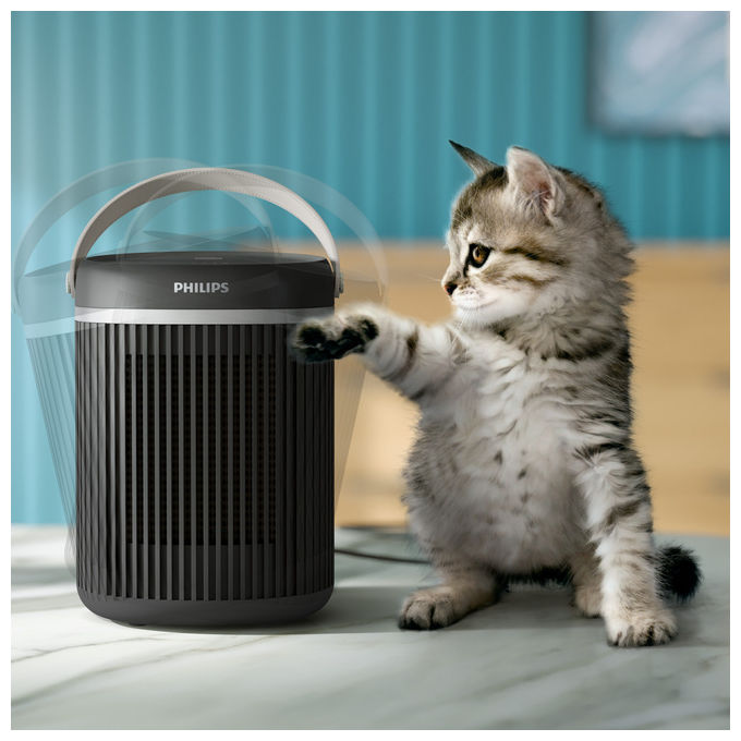 Philips CX3120-01 Serie 3000 Termoventilatore Ceramico 2000W EcoAI WiFi 24 dB oscillazione 45° colore Grigio Scuro