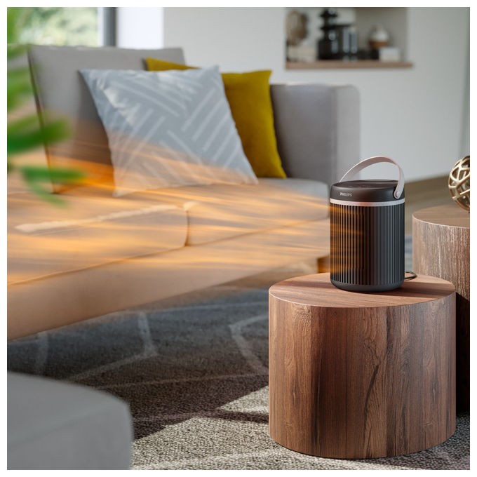 Philips CX3120-01 Serie 3000 Termoventilatore Ceramico 2000W EcoAI WiFi 24 dB oscillazione 45° colore Grigio Scuro