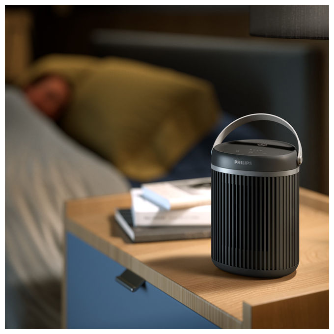 Philips CX3120-01 Serie 3000 Termoventilatore Ceramico 2000W EcoAI WiFi 24 dB oscillazione 45° colore Grigio Scuro