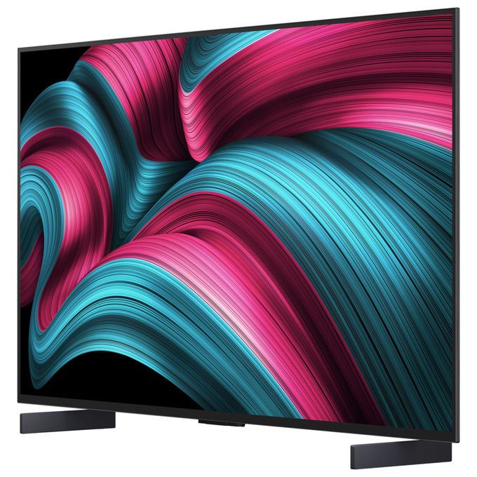LG OLED42C55LA Serie C5 Smart TV OLED evo 42'' 4K Ultra HD webOS 25 α9 Gen8 AI Dolby Vision 4x HDMI 2.1 120Hz colore Nero