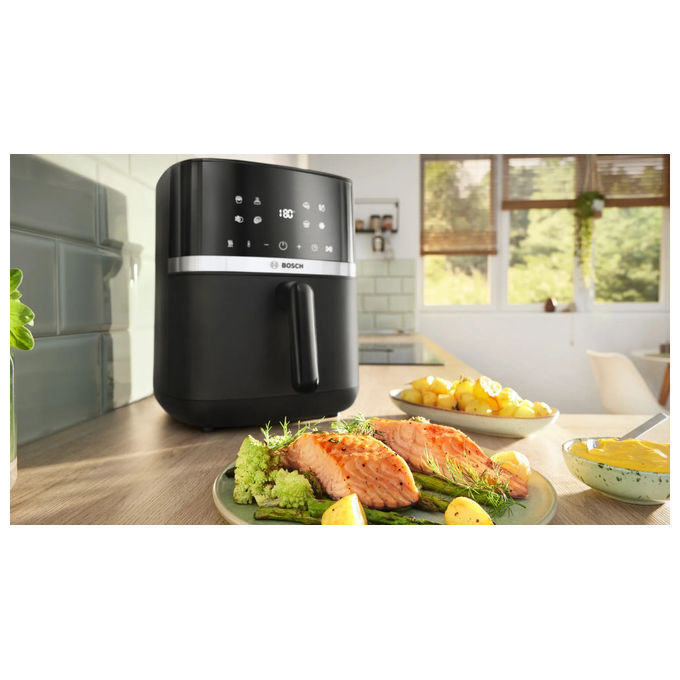 Bosch MAF462B1 Serie 4 Friggitrice ad aria 6.1 L 2050 W 9 programmi Display Touch colore Nero