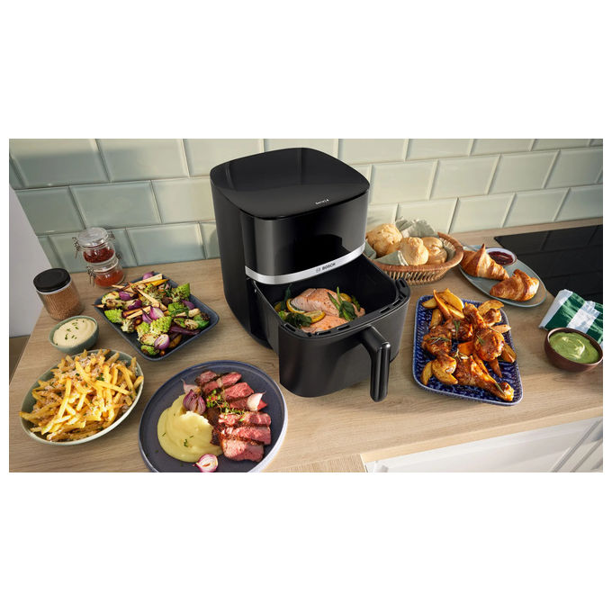 Bosch MAF462B1 Serie 4 Friggitrice ad aria 6.1 L 2050 W 9 programmi Display Touch colore Nero