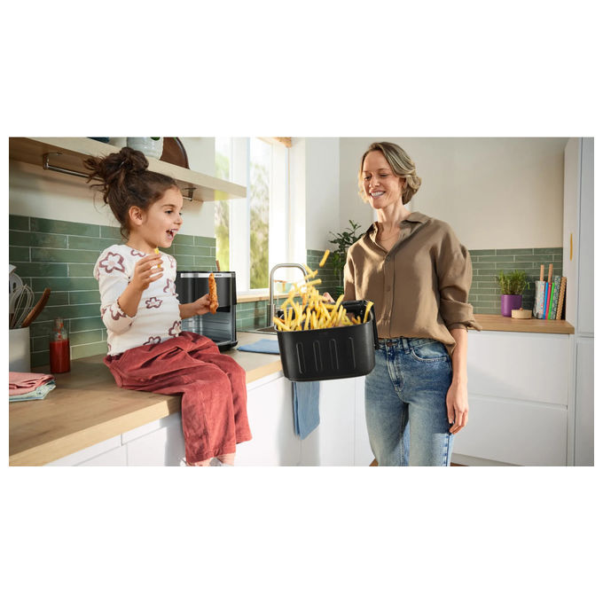 Bosch MAF671B1 Serie 6 Friggitrice ad aria 7,2 L 1800 W 7 Programmi Display Touch colore Nero