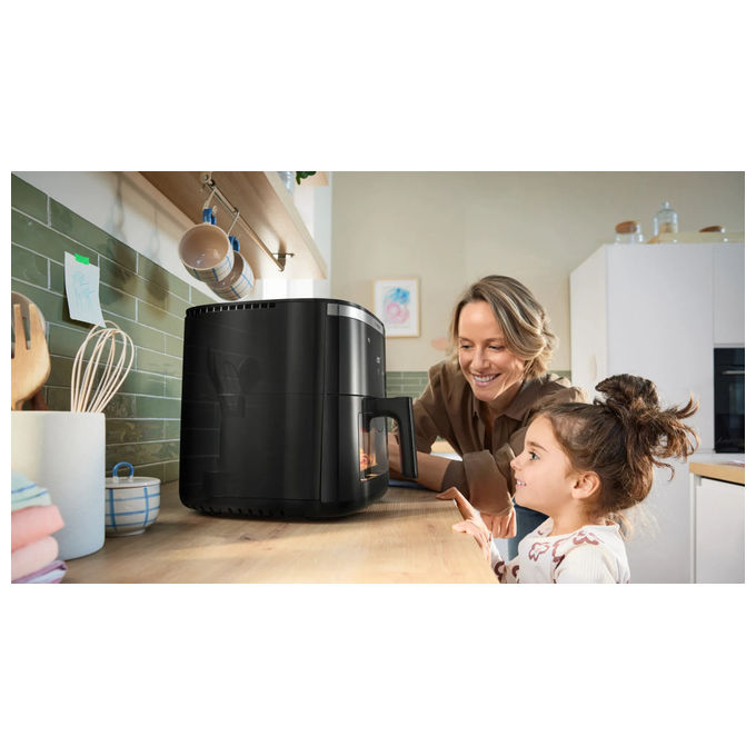 Bosch MAF671B1 Serie 6 Friggitrice ad aria 7,2 L 1800 W 7 Programmi Display Touch colore Nero