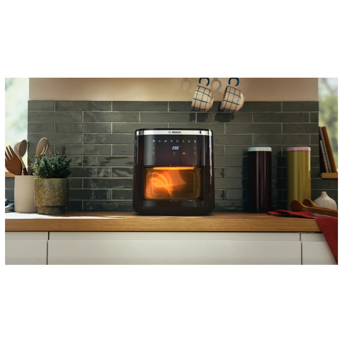 Bosch MAF671B1 Serie 6 Friggitrice ad aria 7,2 L 1800 W 7 Programmi Display Touch colore Nero