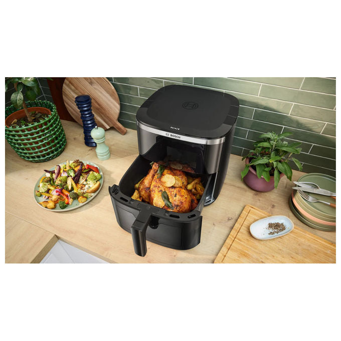 Bosch MAF671B1 Serie 6 Friggitrice ad aria 7,2 L 1800 W 7 Programmi Display Touch colore Nero