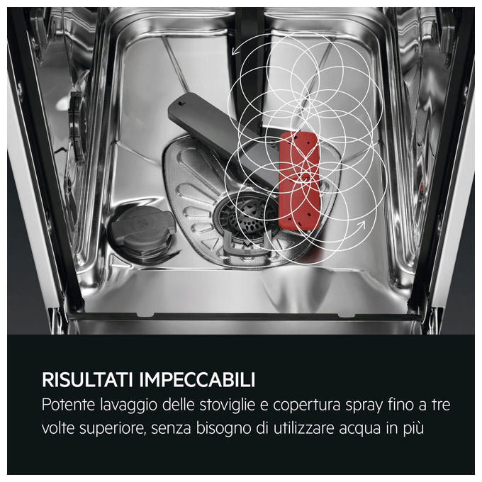 AEG FUS7674APM Serie 7000 Lavastoviglie Incasso Parziale 14 coperti Classe A 44 dB AirDry GlassCare (82x60x58 cm) colore Acciaio Inox