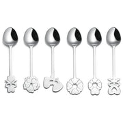 Guzzini Set 6 Cucchiaini da Te' Acciaio Inox 18-10 Zelda