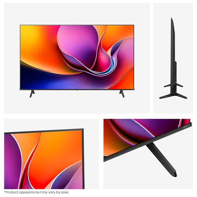 Hisense 43A69Q Smart TV 43'' 4K Ultra HD VIDAA HDR10+ Dolby Vision Game Mode Plus DTS Virtual X colore Nero