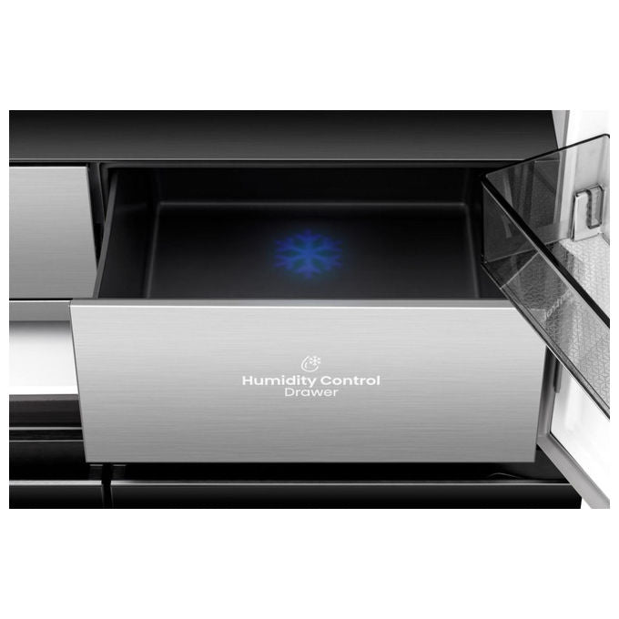 Hisense RQ768N4GBE Frigorifero 4 Porte 591 L 190 cm Classe E 37 dB Total No Frost Multi Air Flow colore Nero