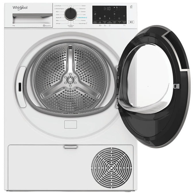 Whirlpool C WD R49M WBS IT Asciugatrice Pompa di Calore 9 Kg Classe C Wi-Fi 6TH SENSE (84.6x59.8x67.4 cm) colore Bianco