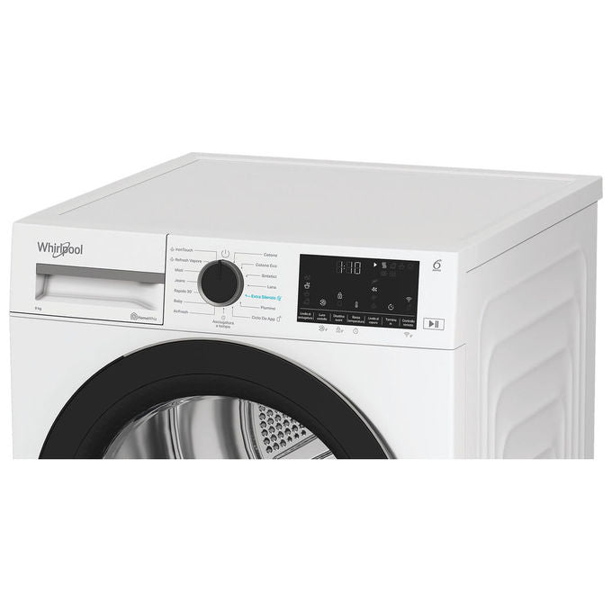 Whirlpool C WD R49M WBS IT Asciugatrice Pompa di Calore 9 Kg Classe C Wi-Fi 6TH SENSE (84.6x59.8x67.4 cm) colore Bianco